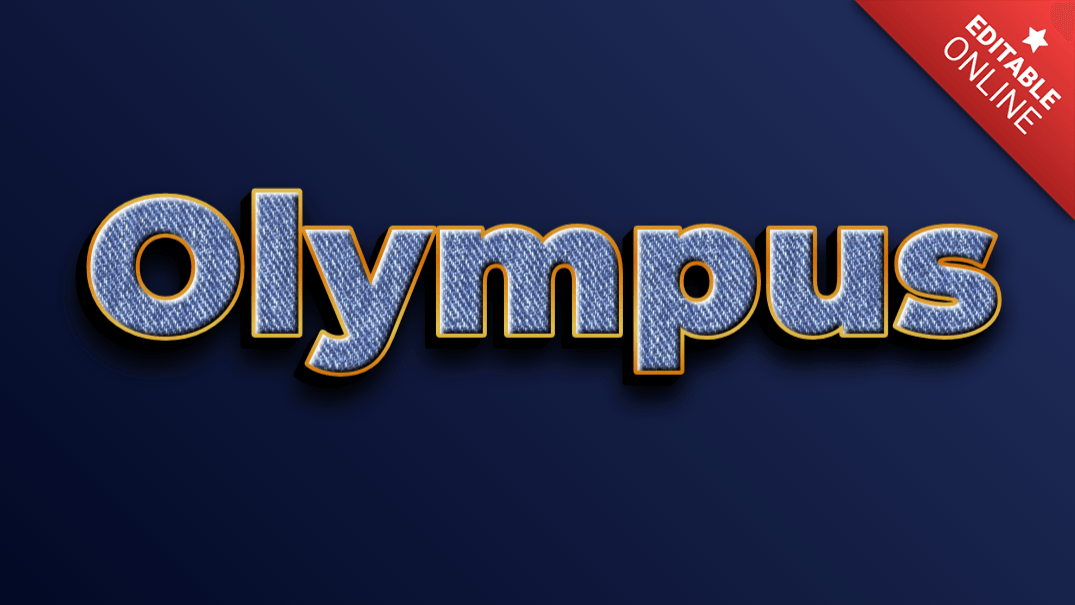 Olympus Textura Vaqueras Generador de Efectos de Texto