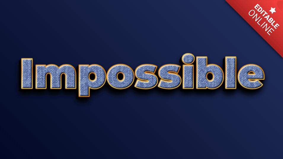 Impossible | Text Effect Generator