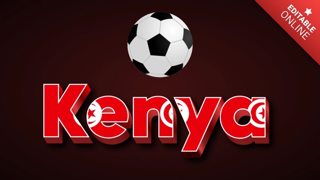 Kenya Tunisia Text Effect Generator