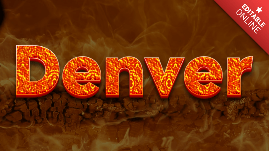 Denver Text Effect Generator TextStudio