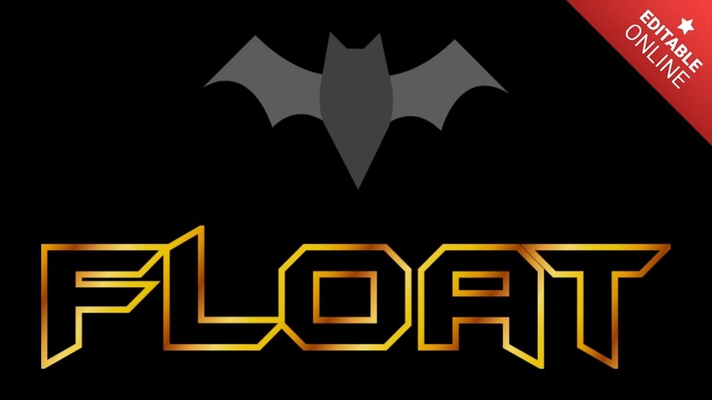 Float Badman (Batman Parody) Text Effect Generator