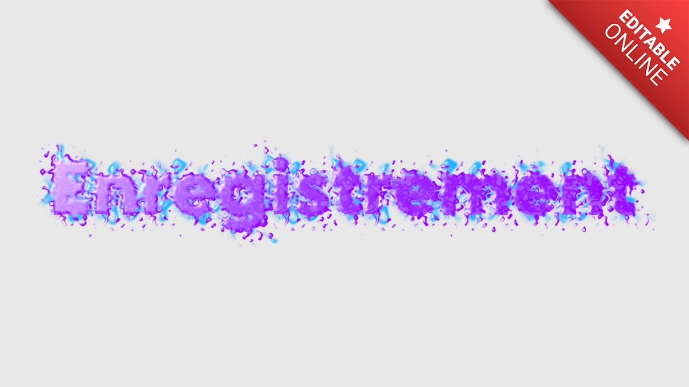 Enregistrement Spectacular Splash Text Effect Generator
