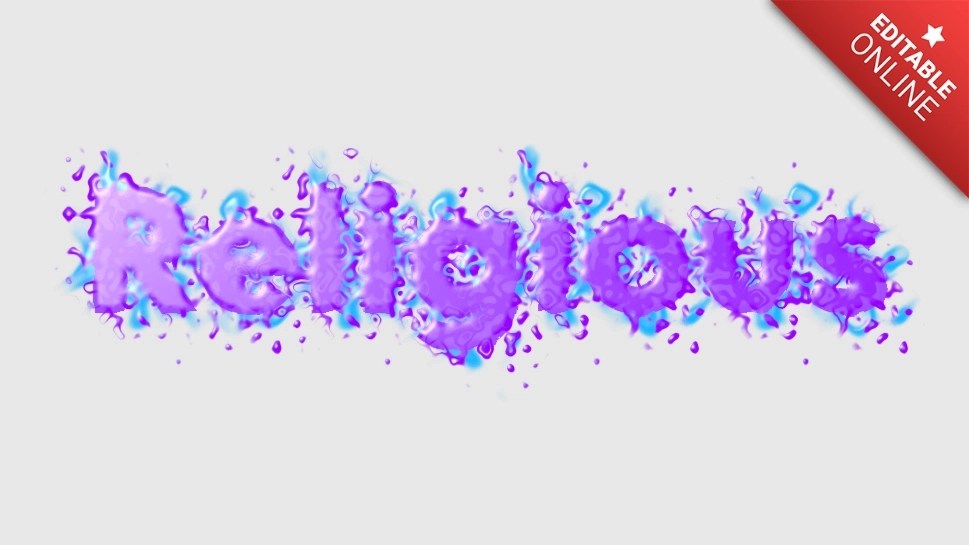 Religious Text Effect Generator