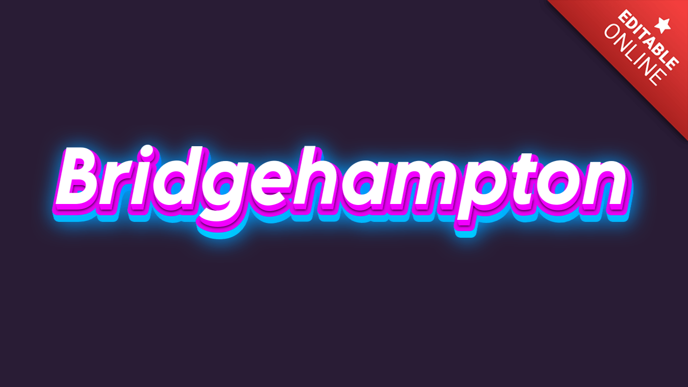 Bridgehampton Text Effect Generator TextStudio