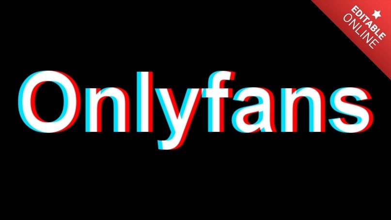 Onlyfans | Glitch 3D | Text Effect Generator
