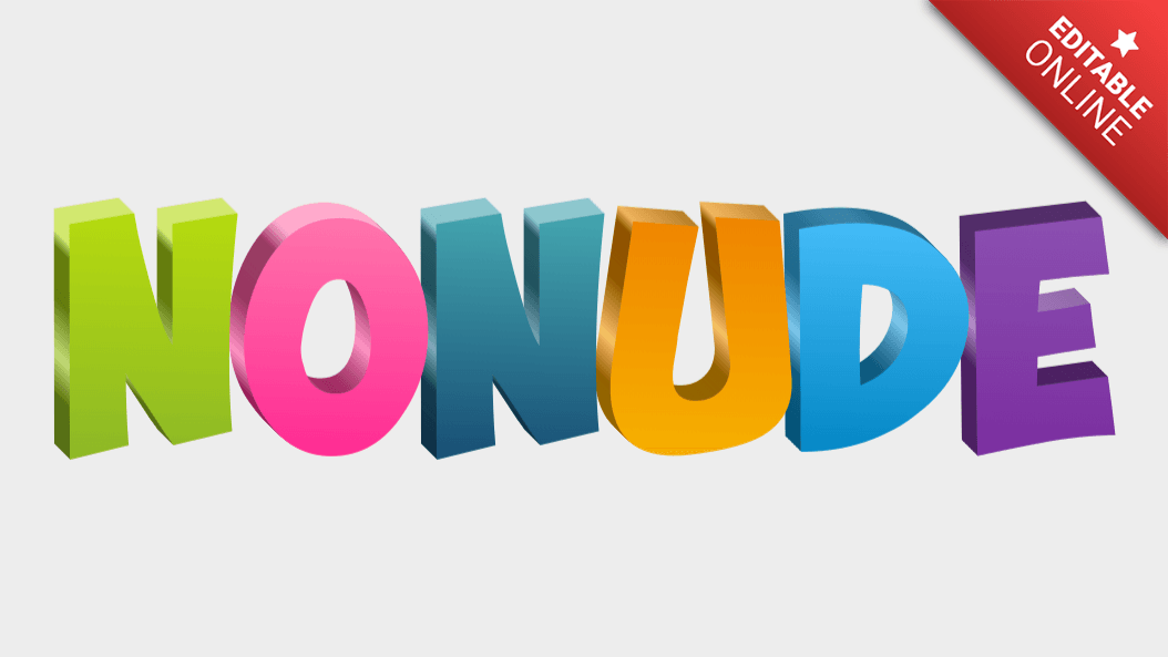 Nonude | Effet Multi Couleurs Pour La Nouvelle Année | Générateur d