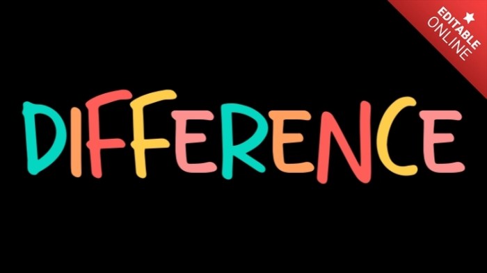 Difference | Text Effect Generator Difference | Text Effect Generator