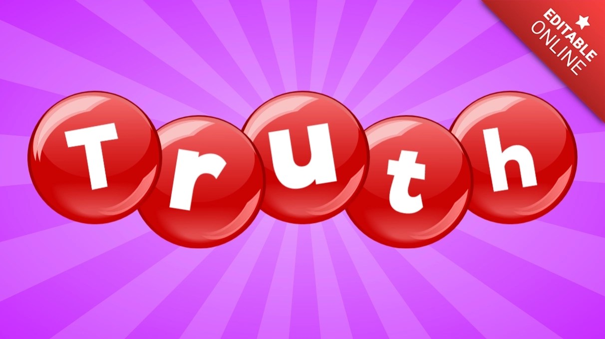 Truth Text Effect Generator TextStudio