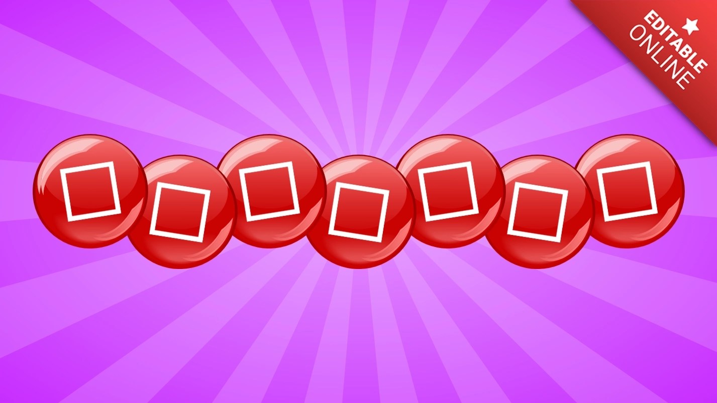 ヒューマノイド Style On Red Balls Editable Online Text Effect Generator