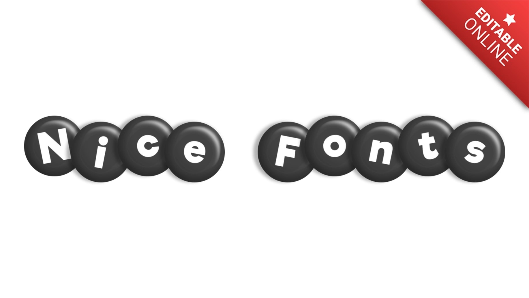 Nice Fonts Style On Black Candy Text Effect Generator