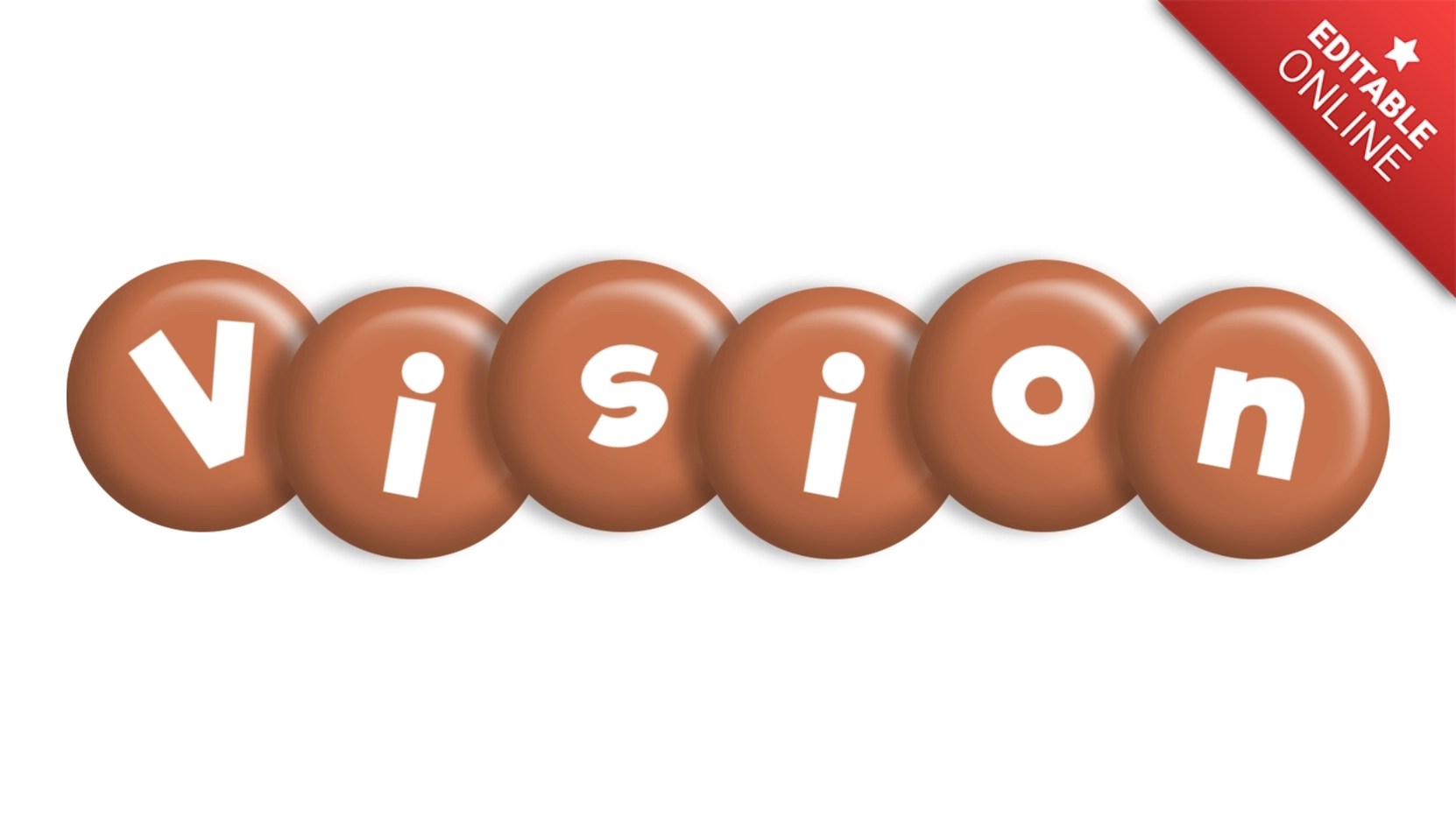 Vision Текстовый эффект стиля на Bonbon Chocolat Генератор