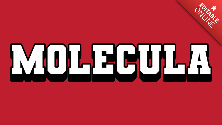 Molecula Editable Joker Font Text Effect Generator