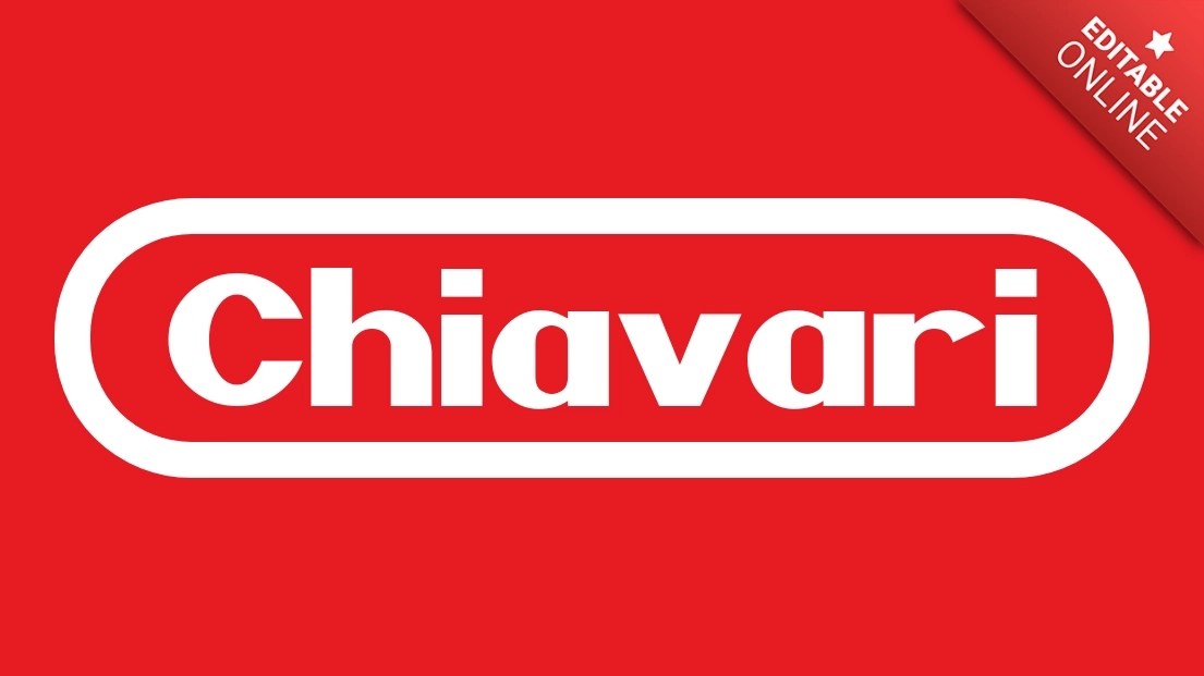 Chiavari 任天堂ロゴ テキストエフェクトジェネレーター
