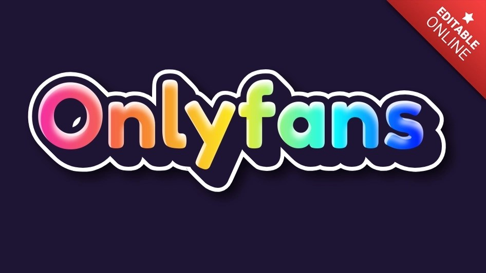 Onlyfans | Rainbow 3D | Text Effect Generator