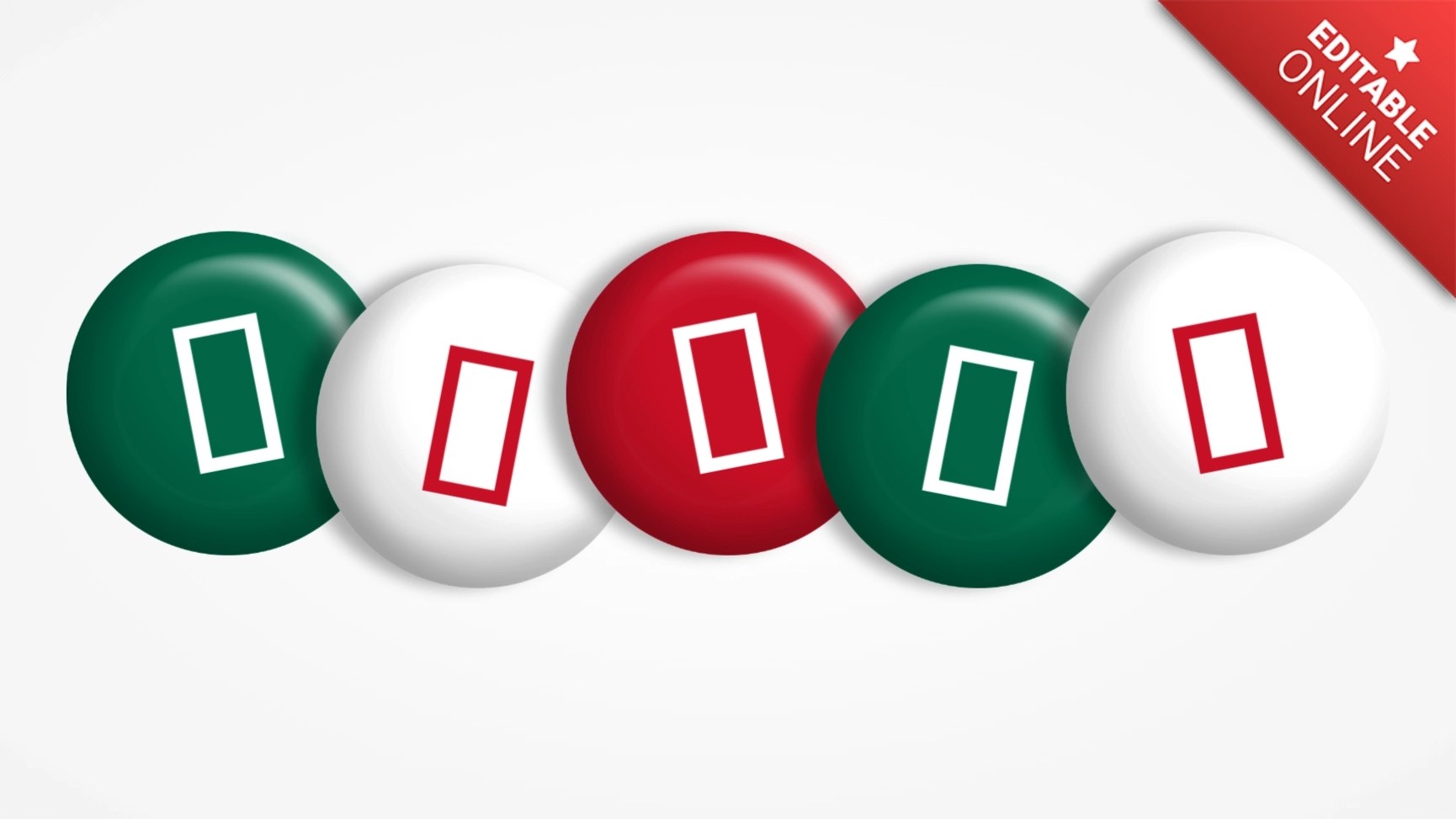 取り消し線 Logo With Circles With Mexican Colors Text Effect Generator