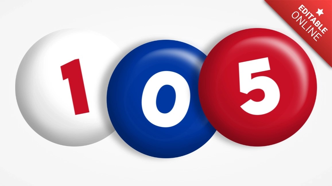 105 Logo With Circles In Russian Colors Text Effect Generator