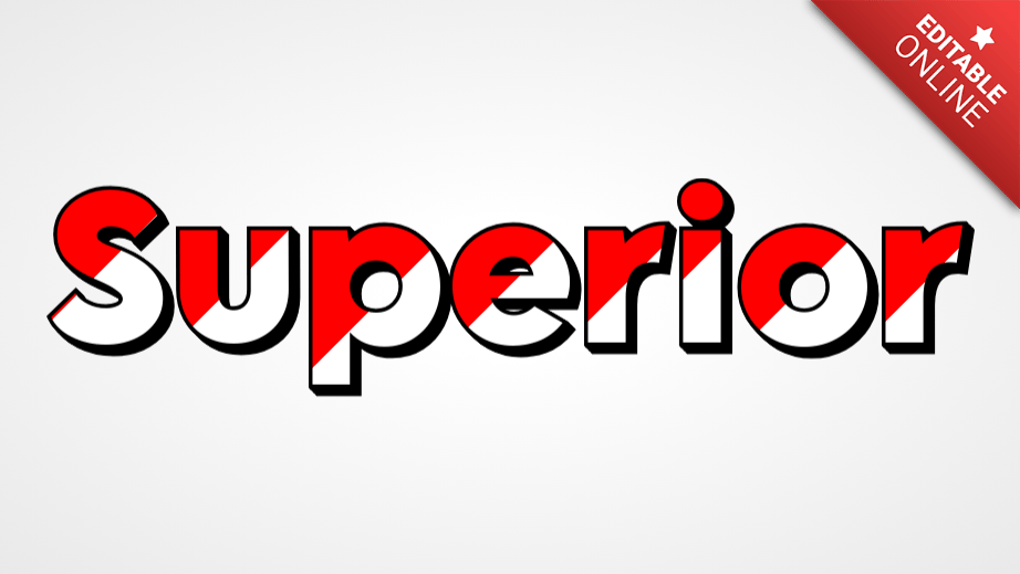 Superior | Text Effect Generator | TextStudio