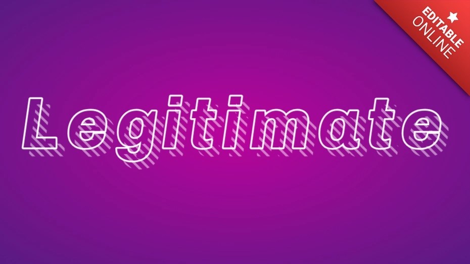 Legitimate Text Effect Generator