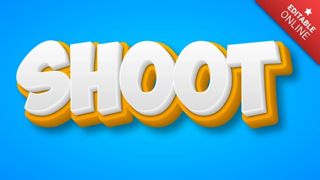 Shoot Text Effect Generator