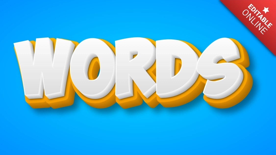 Words Text Effect Generator