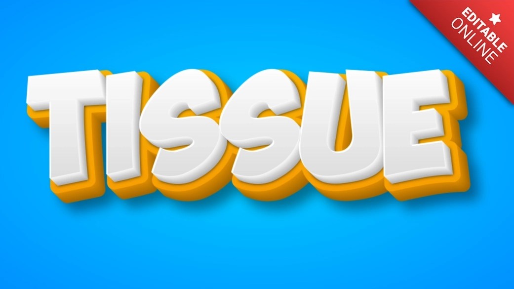 Tissue Text Effect Generator