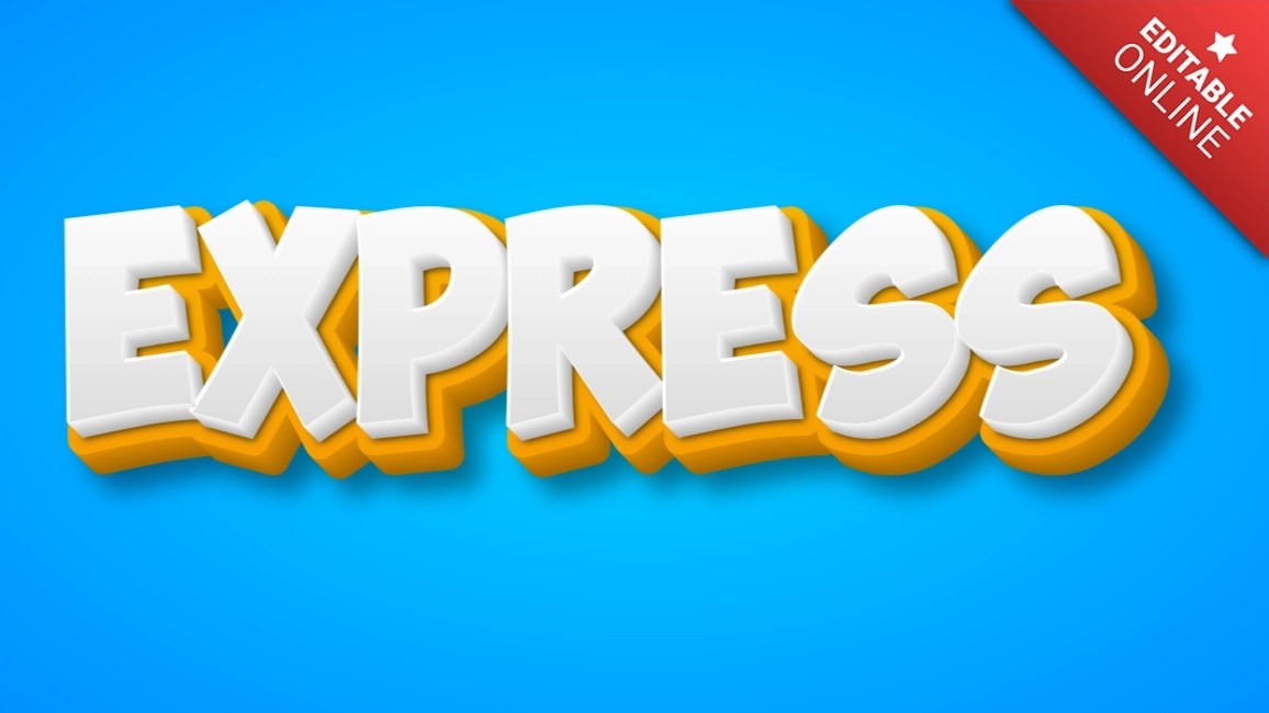 Express Text Effect Generator