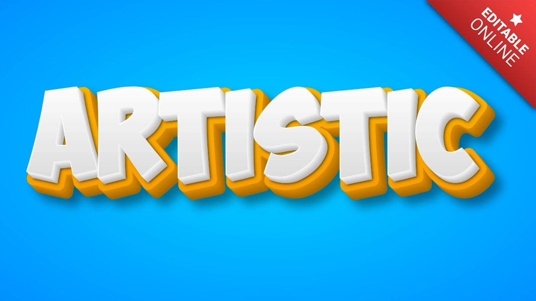 Artistic Text Effect Generator