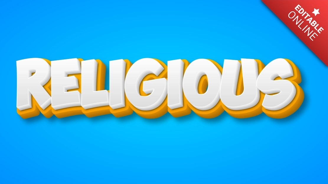 Religious Text Effect Generator