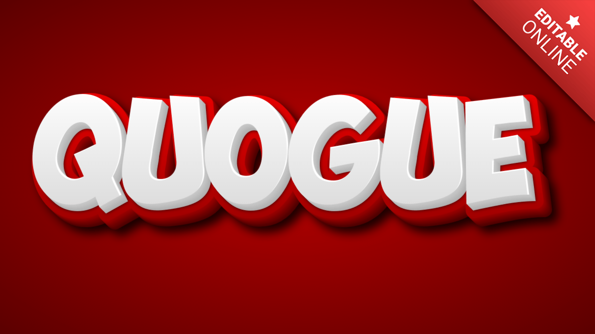 Quogue Text Effect Generator