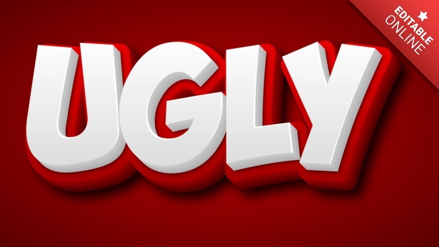 Ugly Text Effect Generator