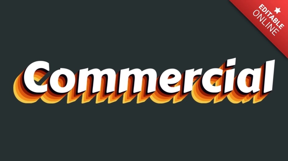 Commercial Flame Fire 3D Text Effect Generator