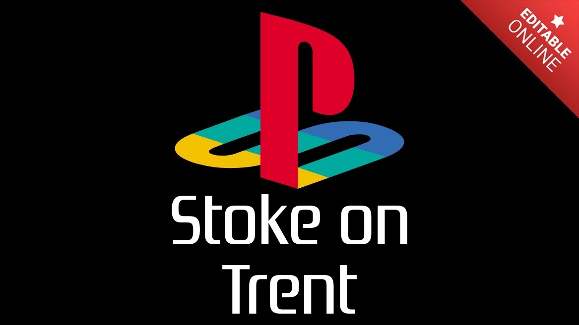 StokeonTrent PlayStation Logo Text Effect Generator