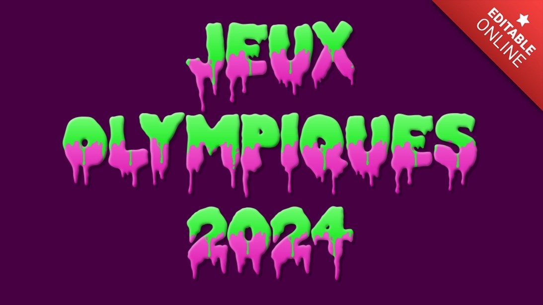 Jeux Olympiques 2024 Monster Text Effect Generator