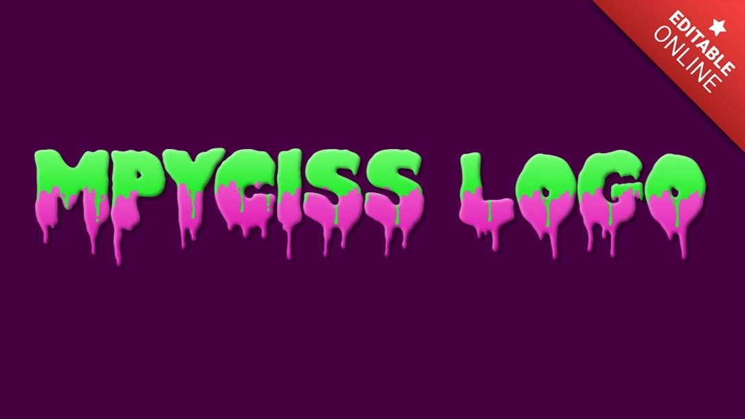 Mpyciss的logo Monster Text Effect Generator
