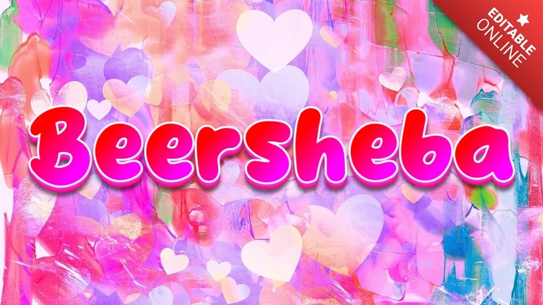 Beersheba Love Text Effect Generator