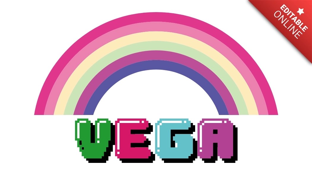 Vega Gumball Logo Text Effect Generator