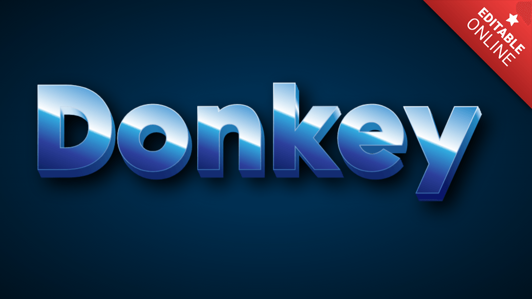Donkey Text Effect Generator TextStudio