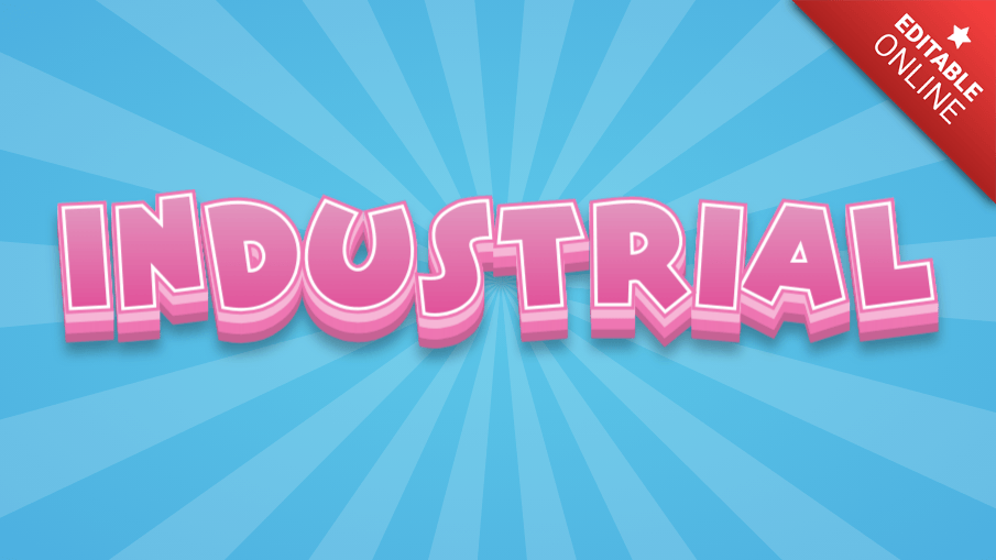Industrial Text Effect Generator TextStudio