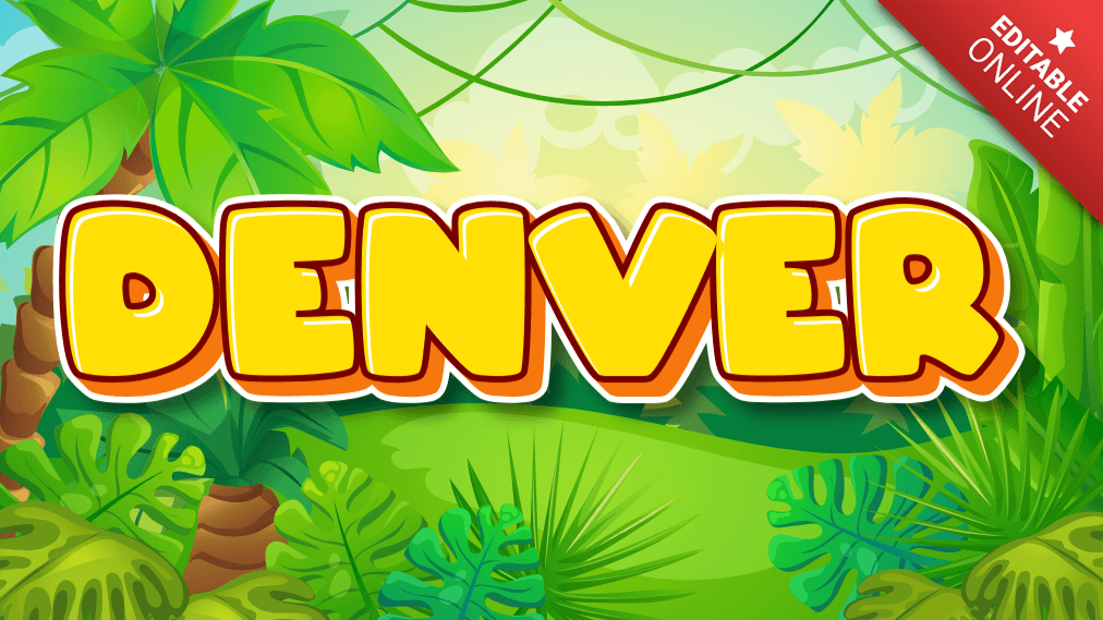 Denver Text Effect Generator TextStudio