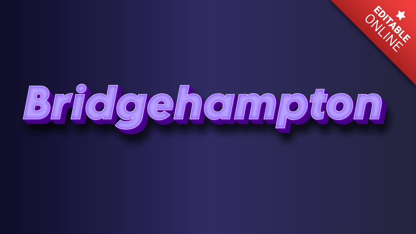 Bridgehampton Text Effect Generator TextStudio