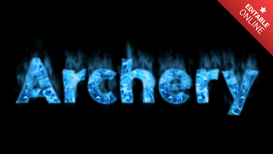 Archery Text Effect Generator