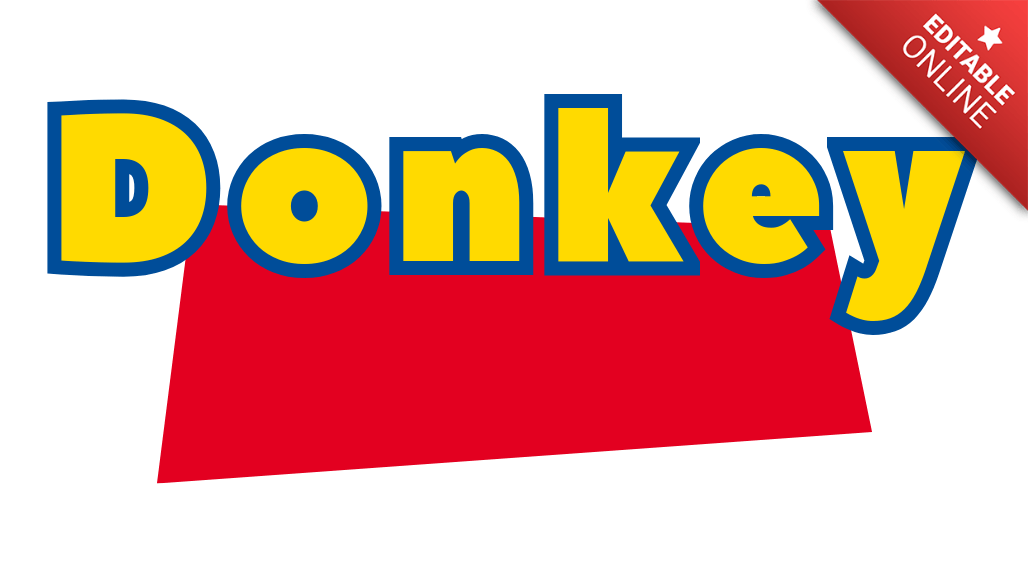 Donkey Toy Story Logo Text Effect Generator