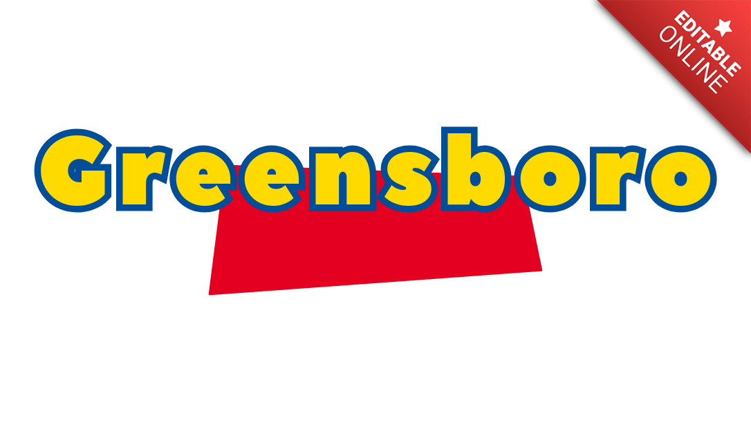 Greensboro Toy Story Logo Text Effect Generator