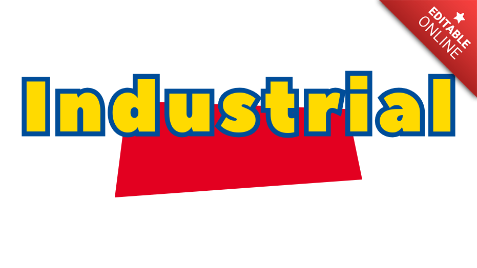 Industrial Text Effect Generator TextStudio