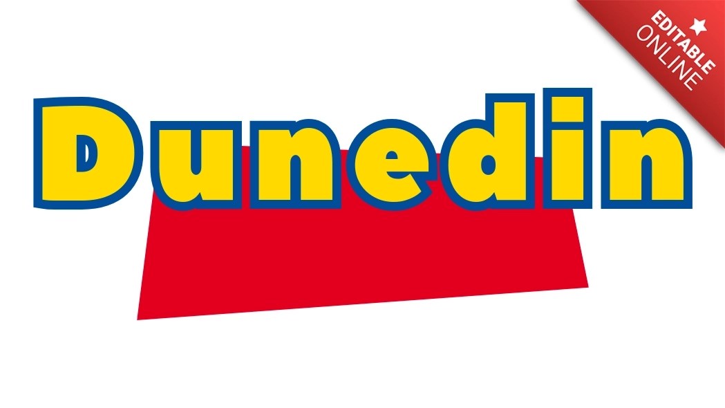 Dunedin Toy Story Logo Text Effect Generator