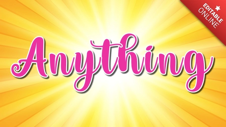 Anything Text Effect Generator