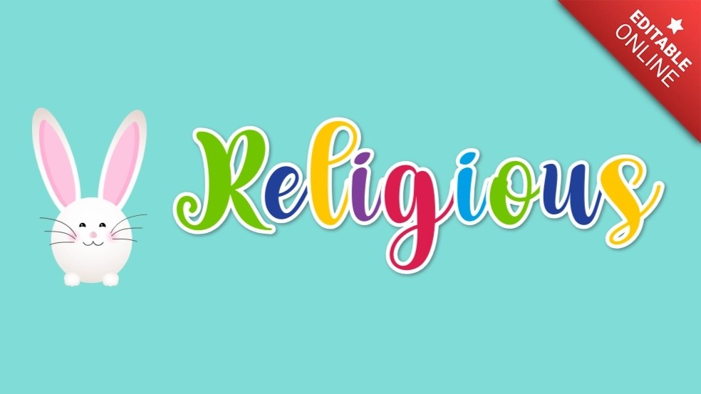 Religious Easter Text Effect Generator