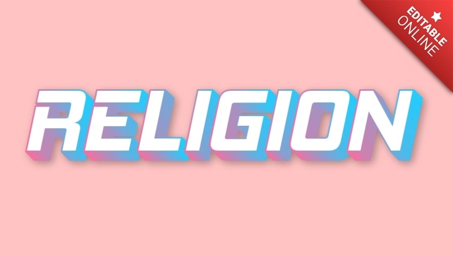 Religion Jesus Text Effect Generator