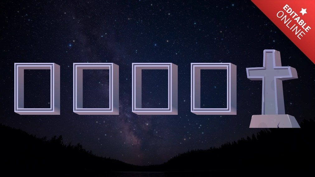 ペナント RIP Text Effect Generator