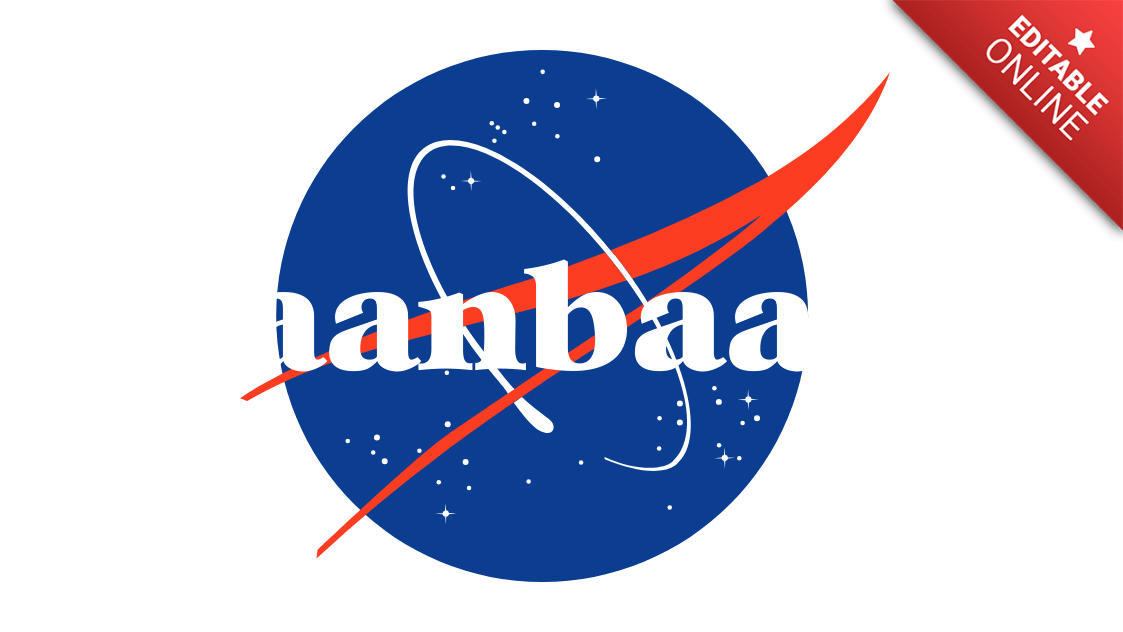 Ulaanbaatar NASA Logo Text Effect Generator